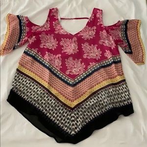 Multi colored ladies top